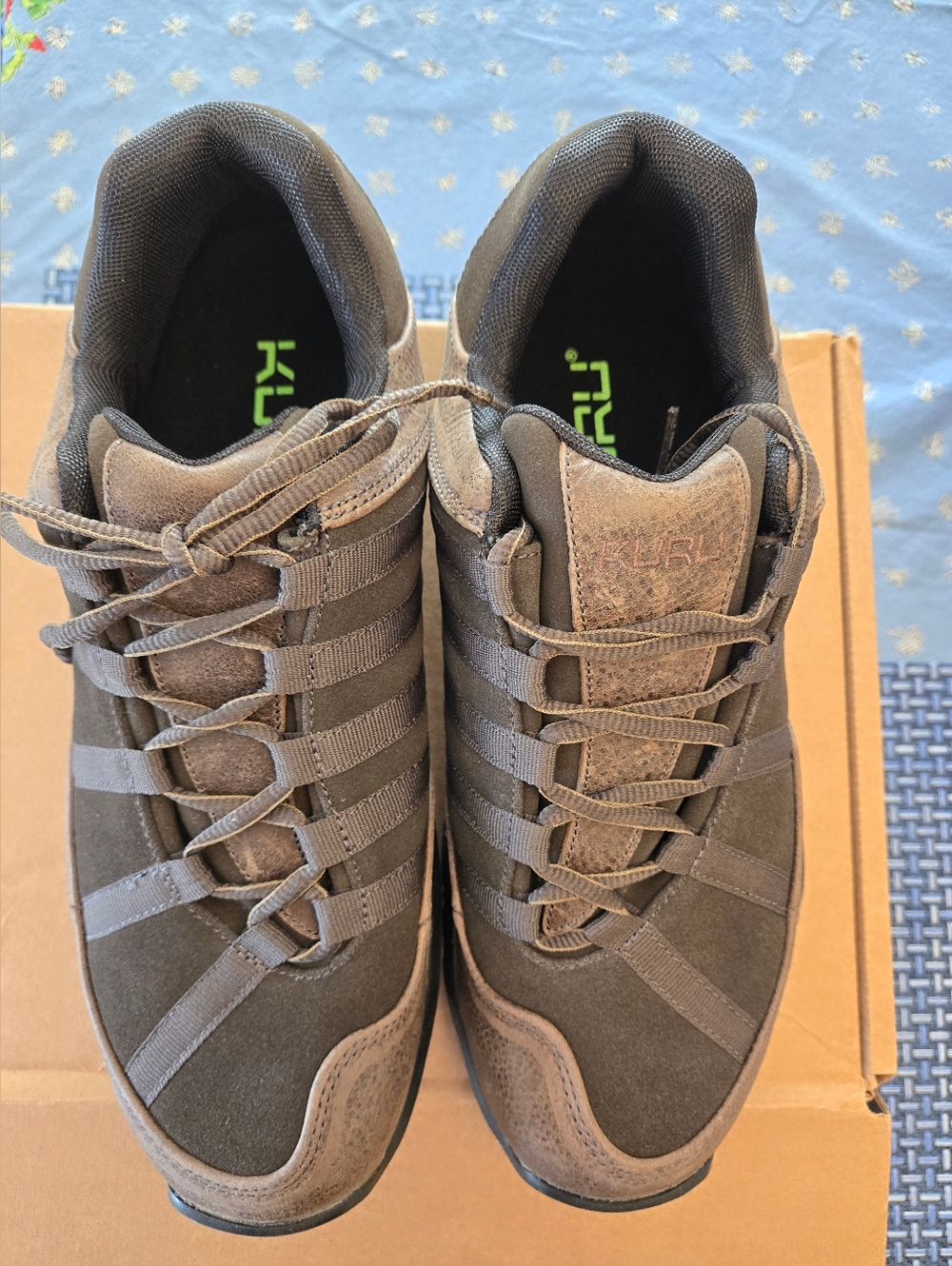 KURU Men's Black and Brown Chicane Sz 11 Med. Supportive Shoe